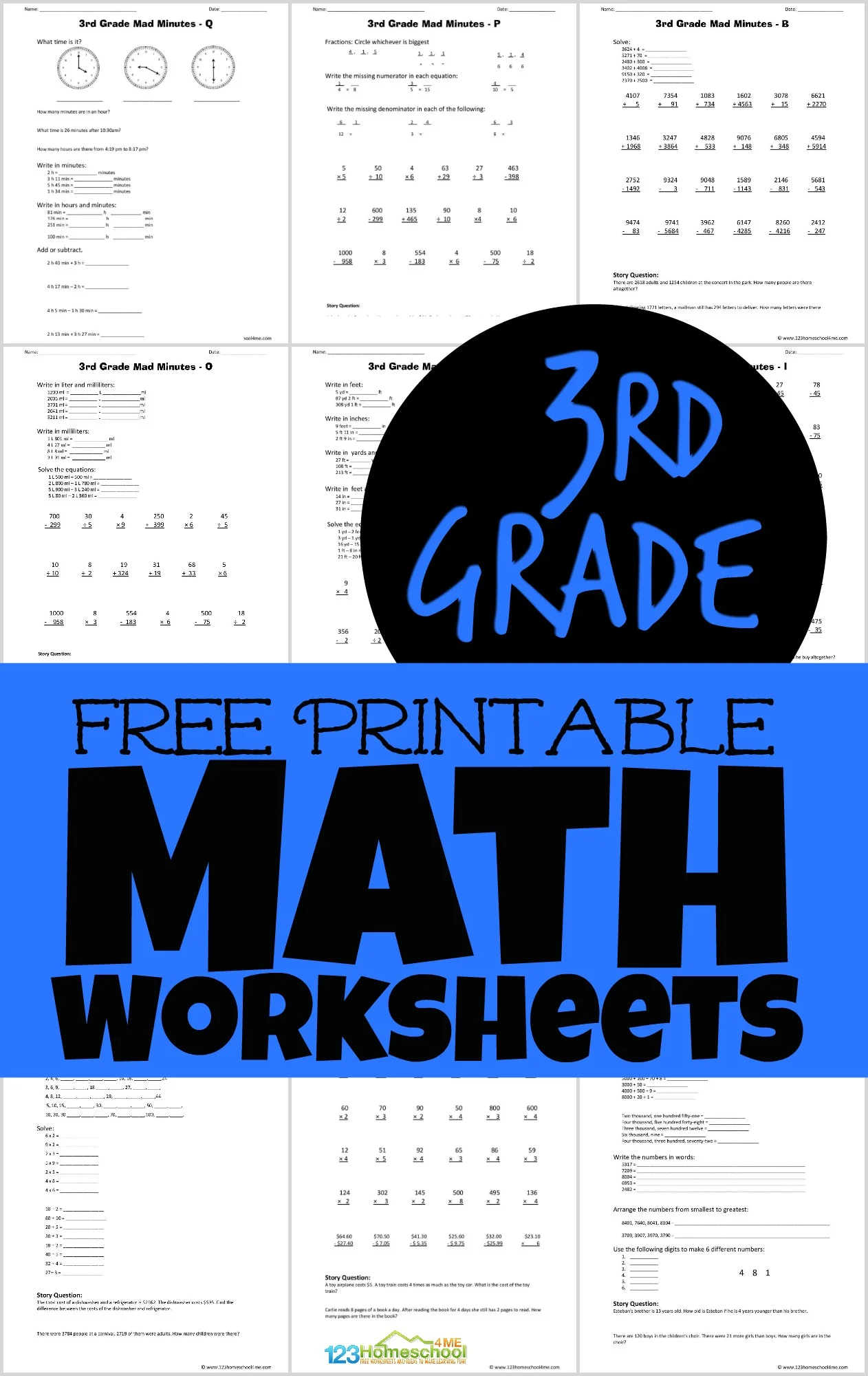 3rd Grade Math Worksheets 18