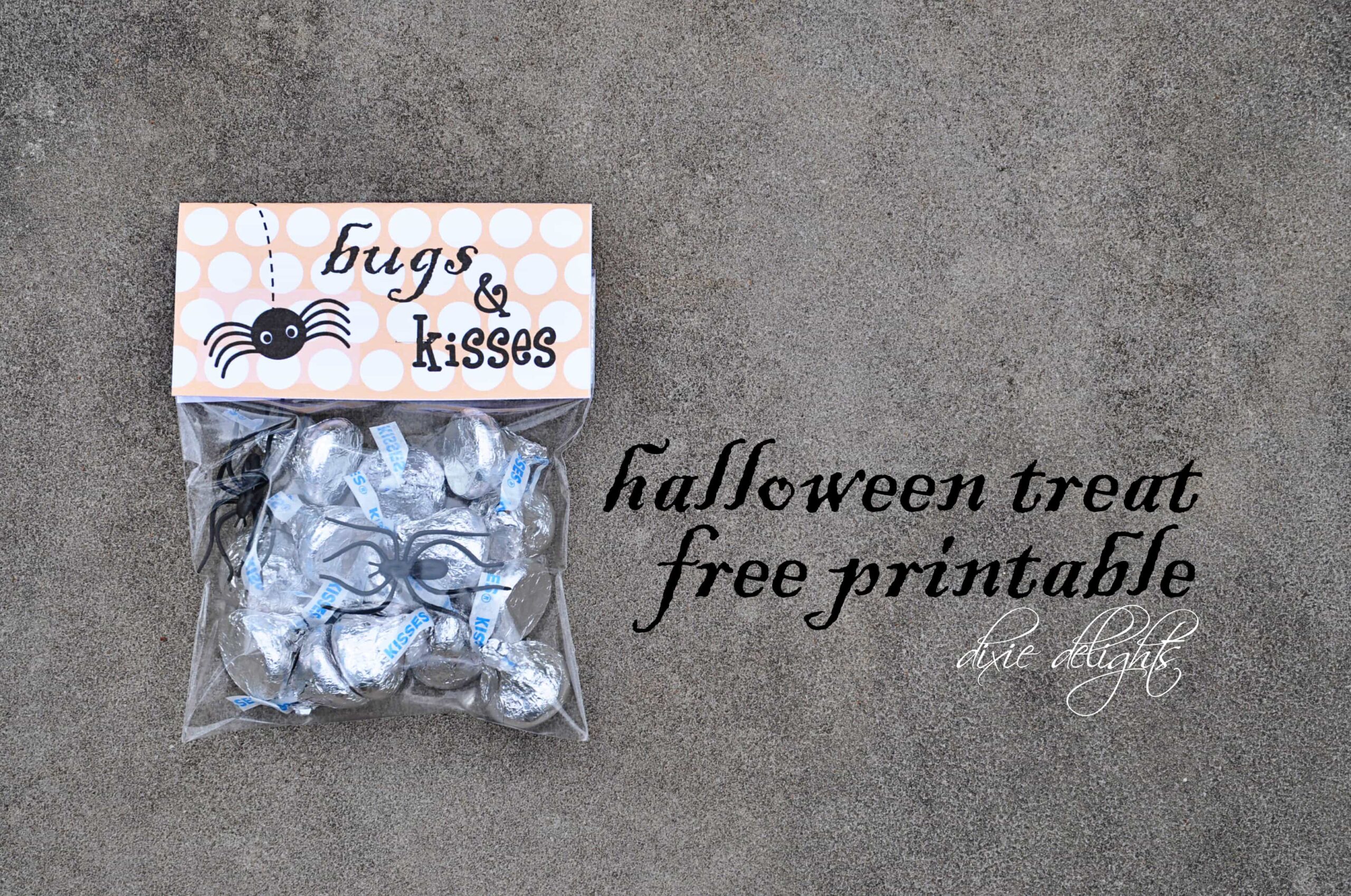 Bugs Kisses Halloween Treat Free