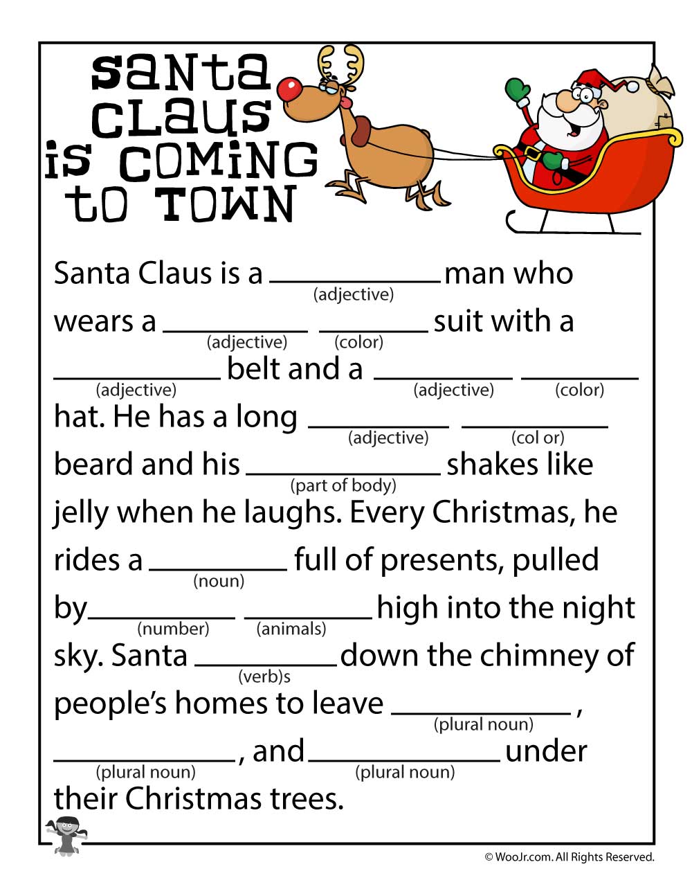 Christmas Ad Libs