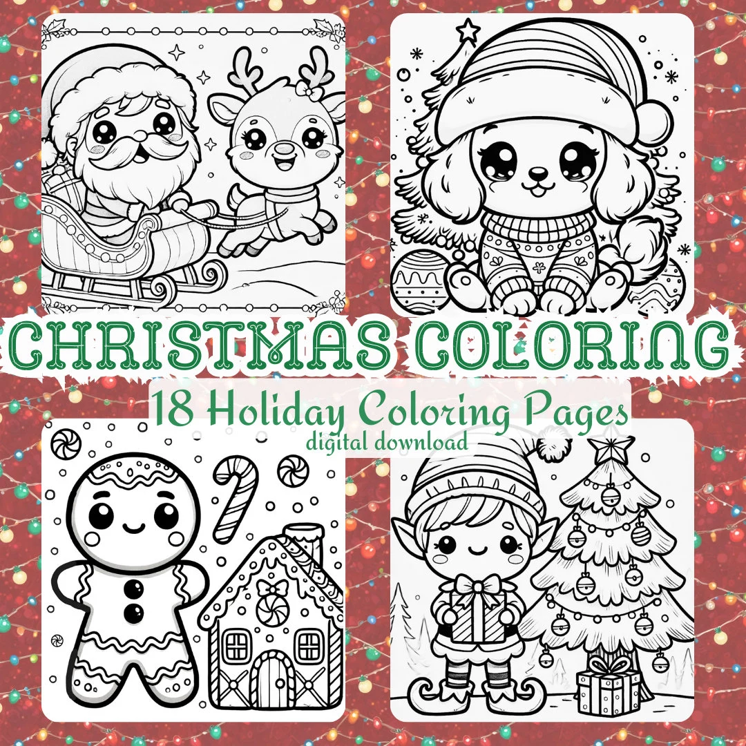 Christmas Coloring Pages For Kids 18