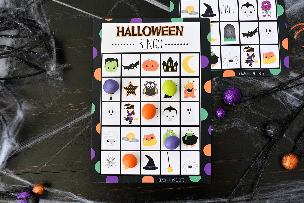 free printable Halloween bingo cards for kids free printable Halloween bingo cards for kids