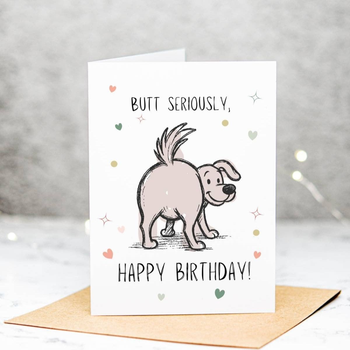 Funny Dog Birthday Card Free Printable