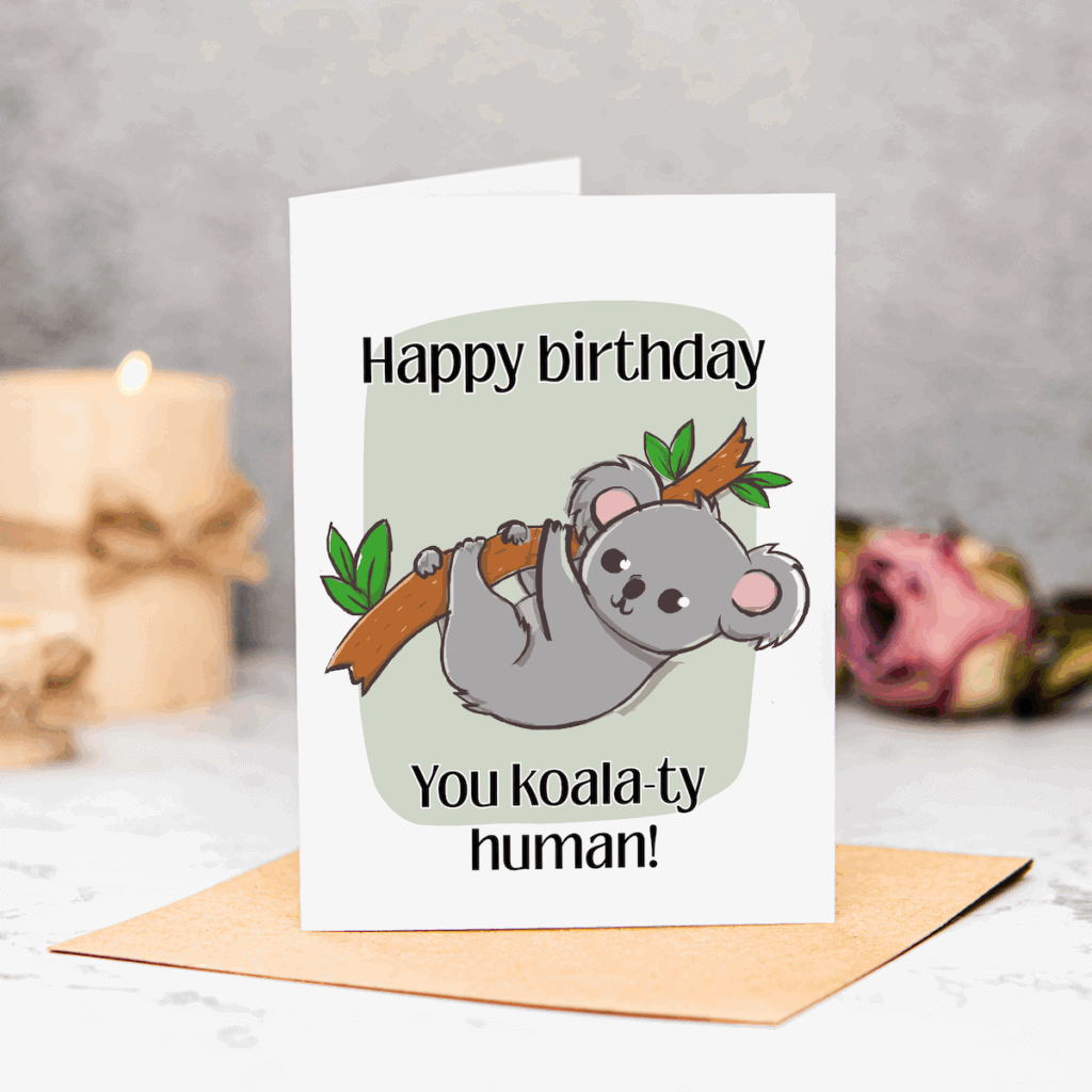 Koala Birthday Card
