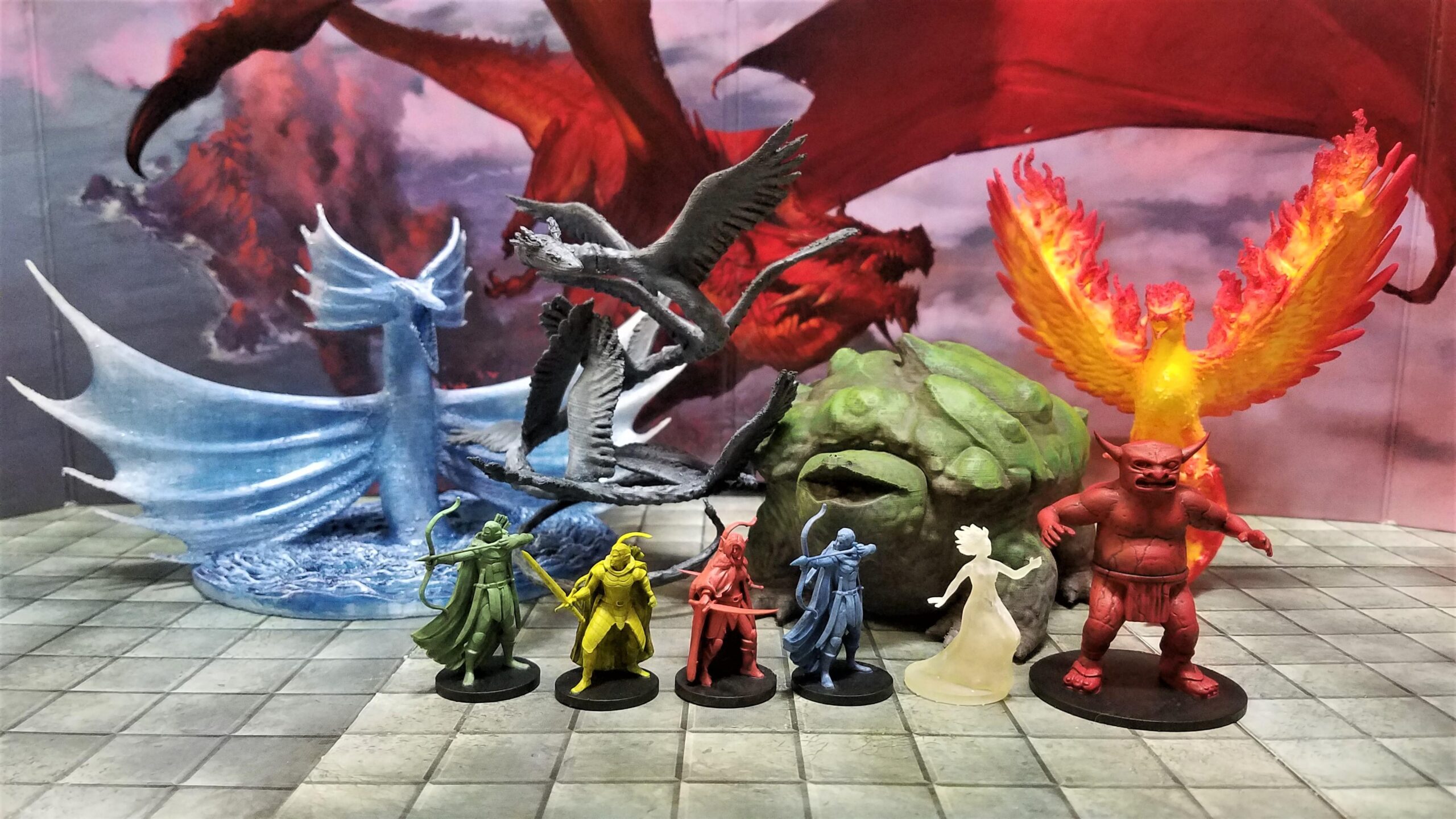 New Batch Of 3d Modeled Printed Dd Minis Full