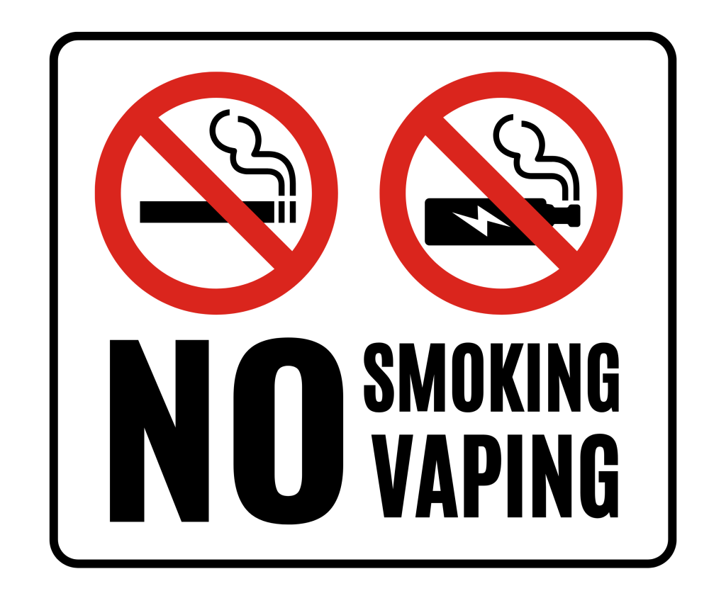 No Smoking No Vaping Sign