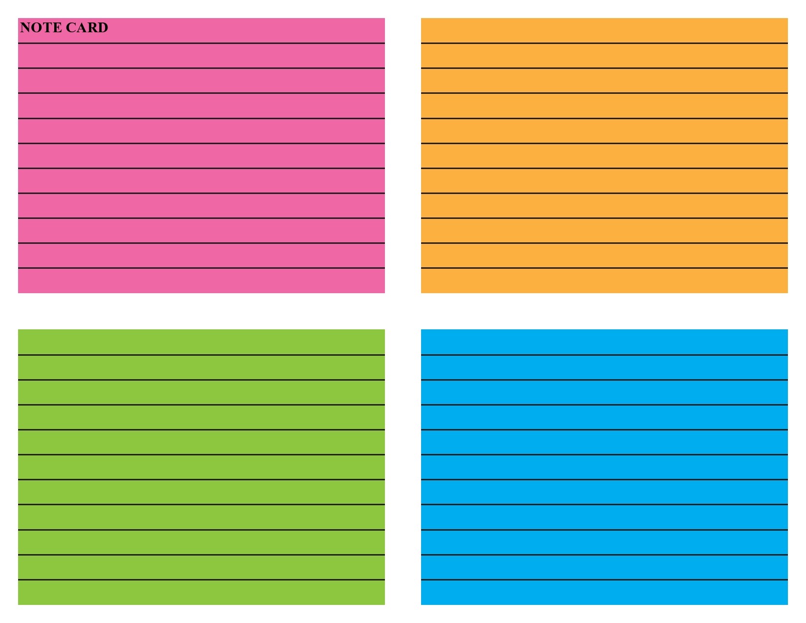 Note Card