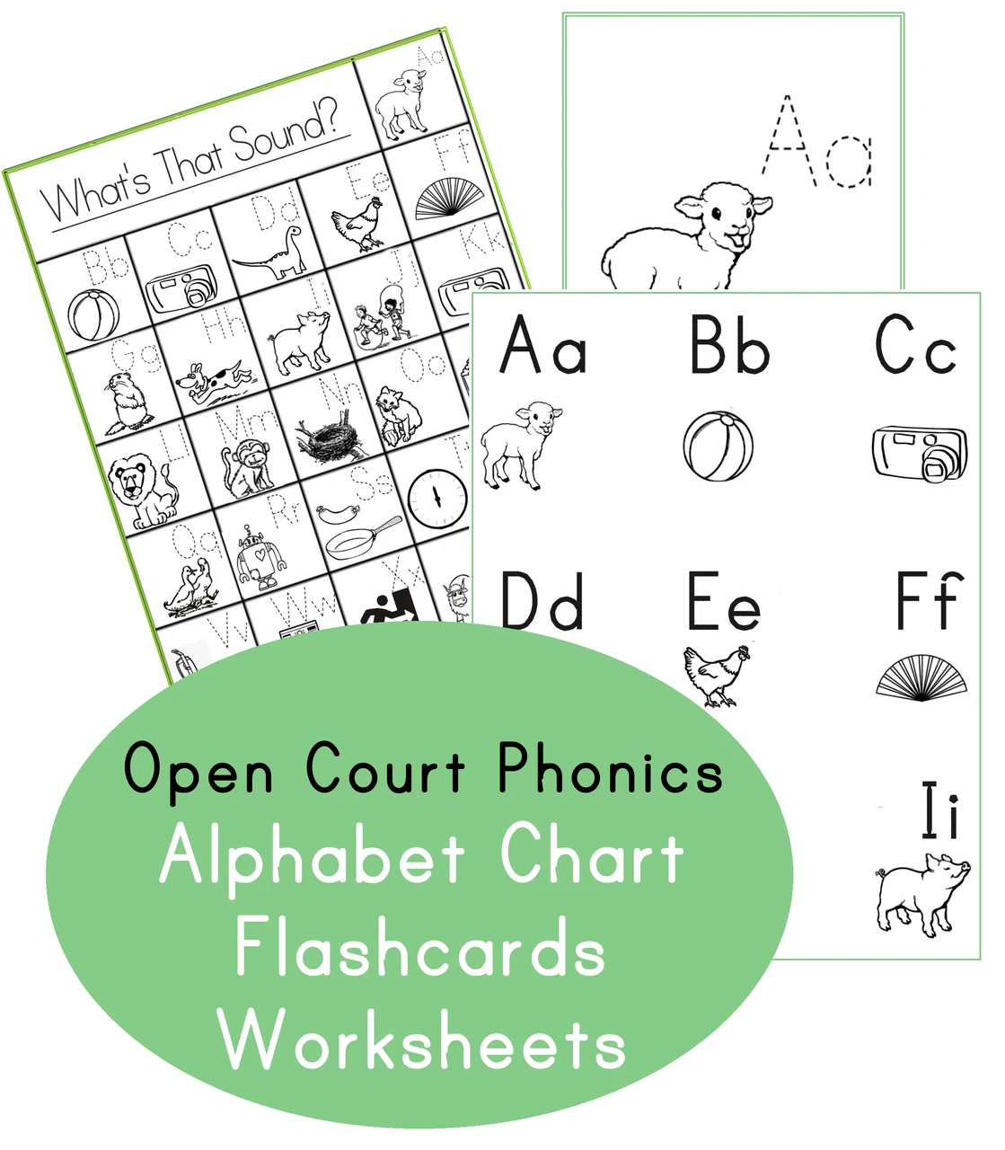 Open Court Phonics Whats That Sound Chart And Flashcard Printables