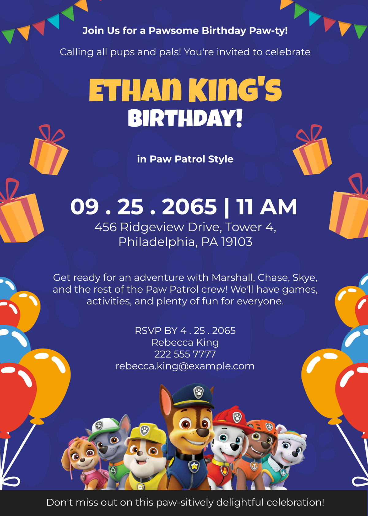 Paw Patrol Boy Birthday Invitations Free Printable Paw Patrol Boy Birthday Invitations Free Printable
