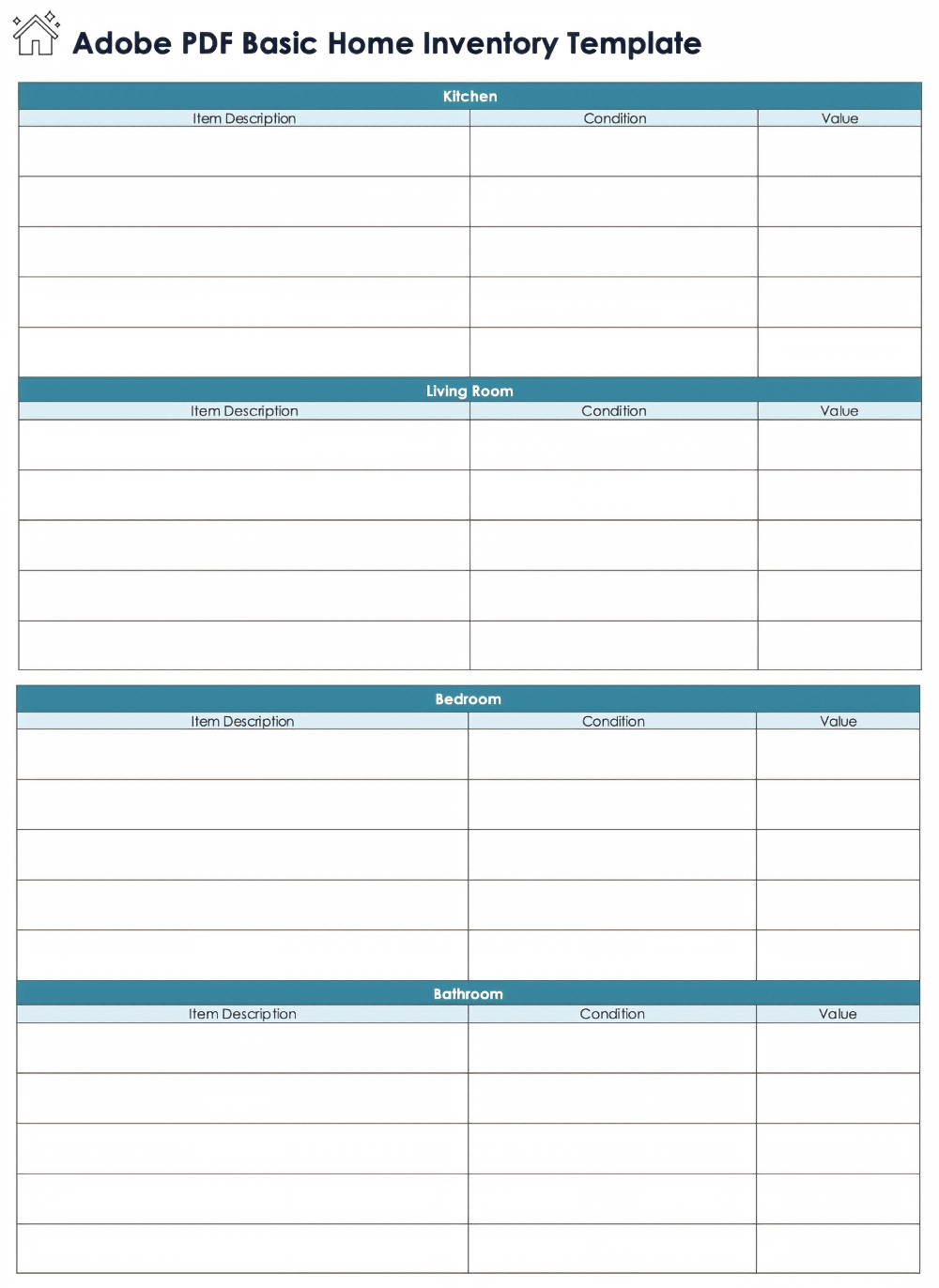 free printable home inventory checklist for insurance free printable home inventory checklist for insurance