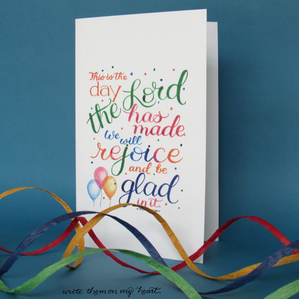Printable Bible Birthday Cards