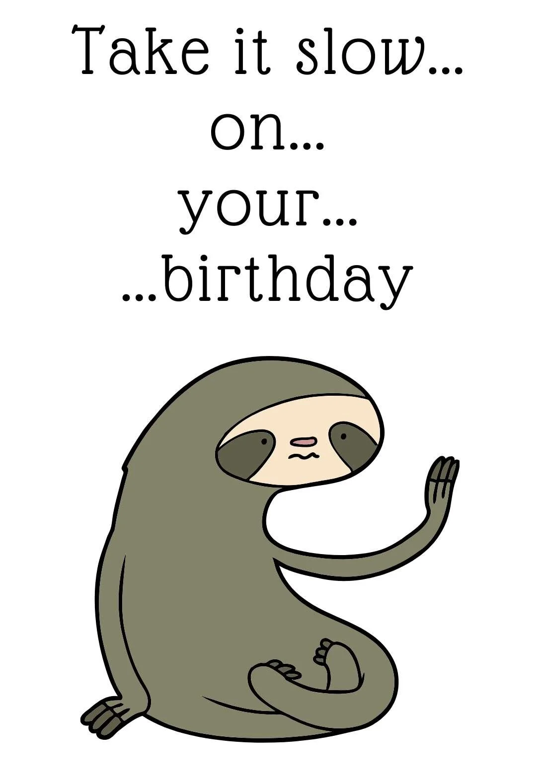 Printable Funny Birthday Greeting Cards