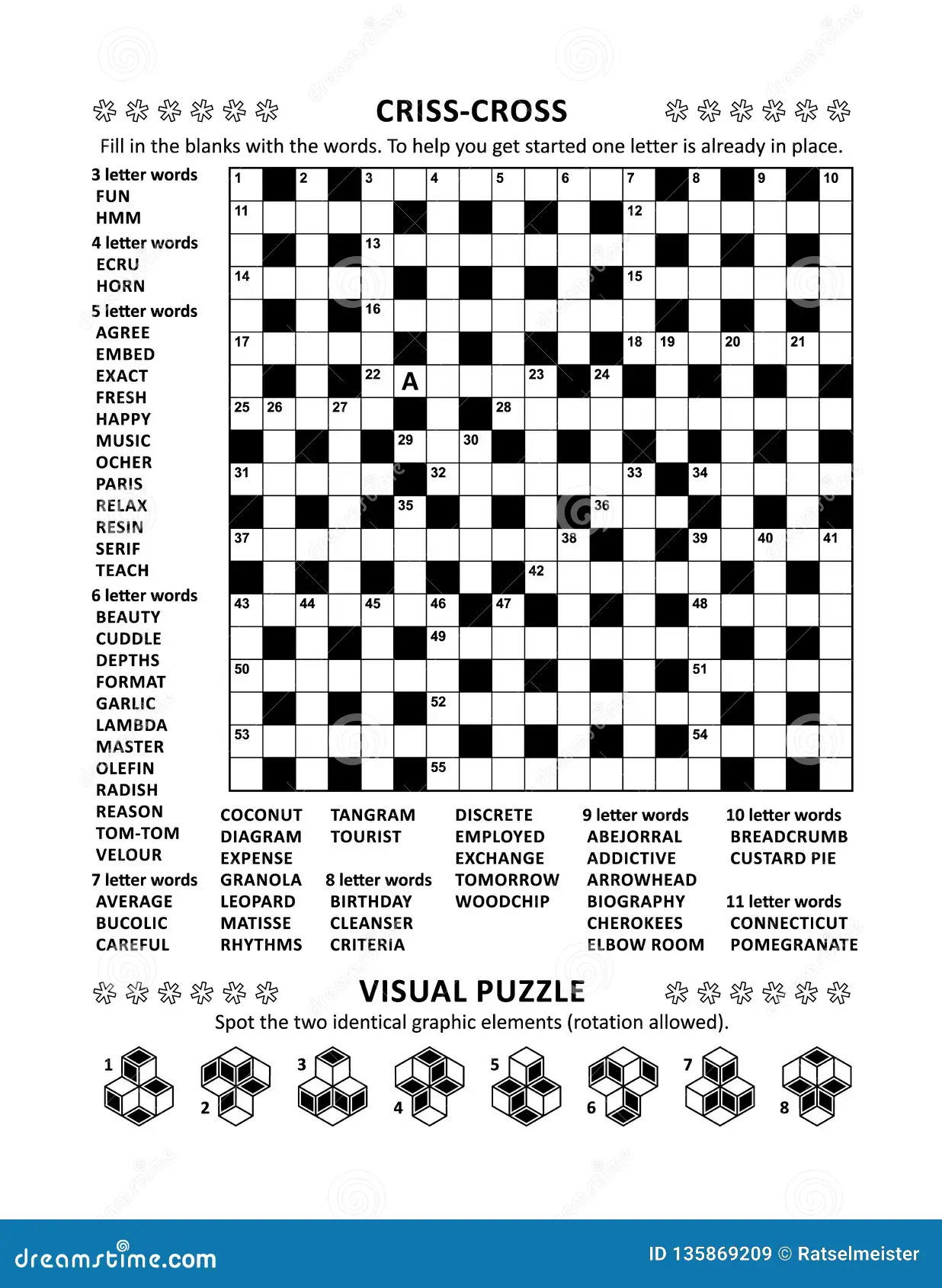 Word Fill Puzzles Printable