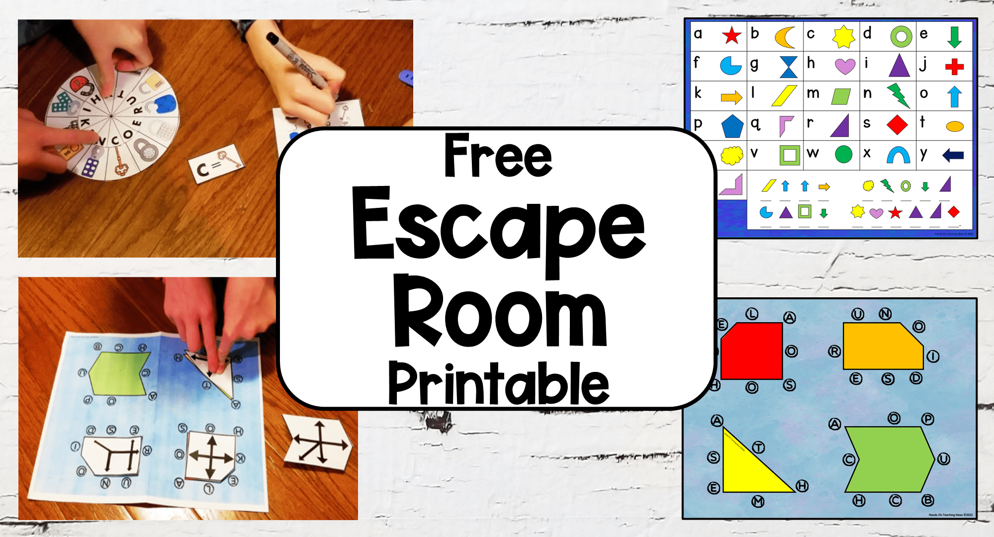 Prinatable Games Free Printable Escape Room Game - Free Printables Corner