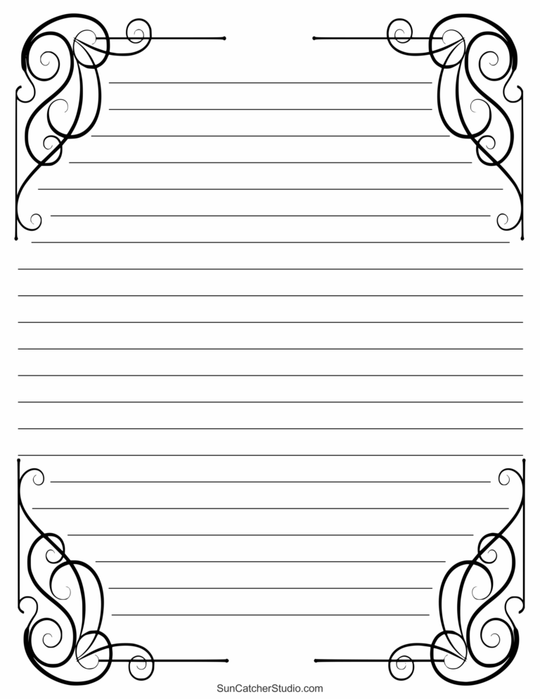 Printable Coint Free Printable Elegant Stationery Templates - Free Printables Corner